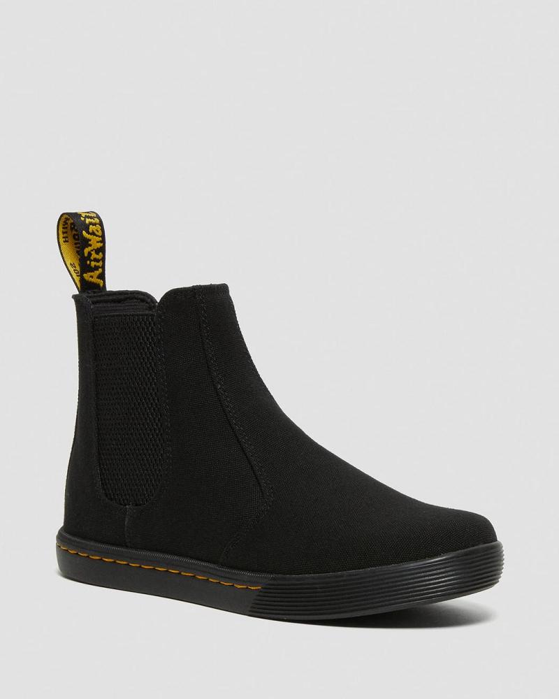 Dr Martens Makela Canvas Casual Ankelstøvler Dame Sort | DK 62EBC